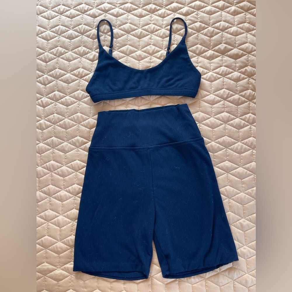All Things Golden matching workout set